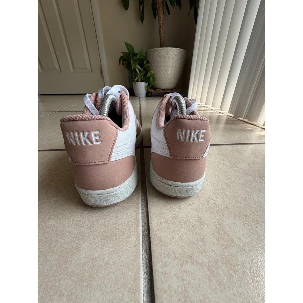 Nike Court Vision Low Next Nature Pink Mauve White Women's Shoes Size 8.5 NWOB